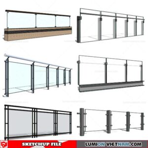 Balustrade - Sketchup Model By Cuong Covua