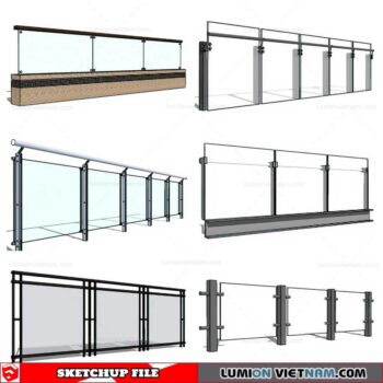 Balustrade - Sketchup Model By Cuong Covua