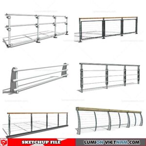 Balustrade - Sketchup Model By Cuong Covua
