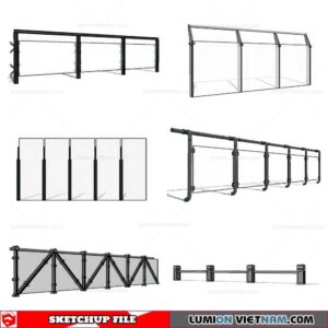 Balustrade - Sketchup Model By Cuong Covua