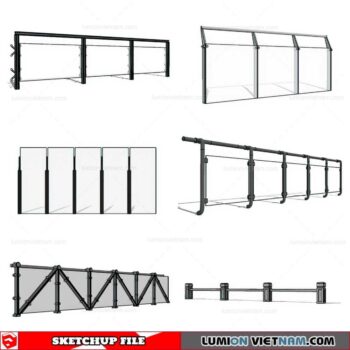 Balustrade - Sketchup Model By Cuong Covua