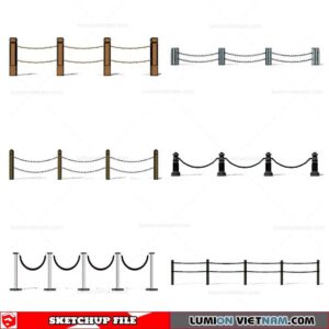 Balustrade - Sketchup Model By Cuong Covua