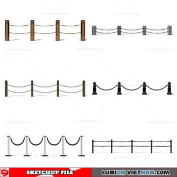 Balustrade - Sketchup Model By Cuong Covua