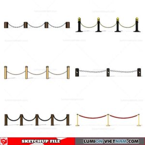 Balustrade - Sketchup Model By Cuong Covua