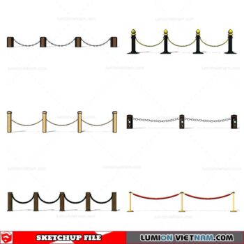 Balustrade - Sketchup Model By Cuong Covua