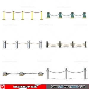 Balustrade - Sketchup Model By Cuong Covua