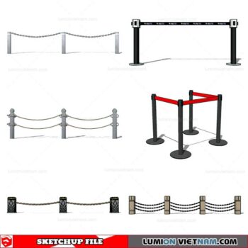 Balustrade - Sketchup Model By Cuong Covua