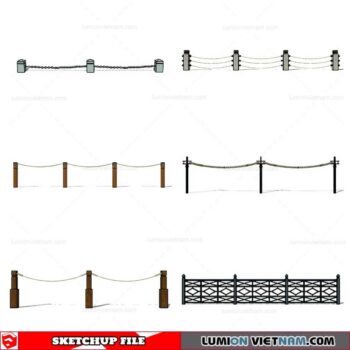 Balustrade - Sketchup Model By Cuong Covua