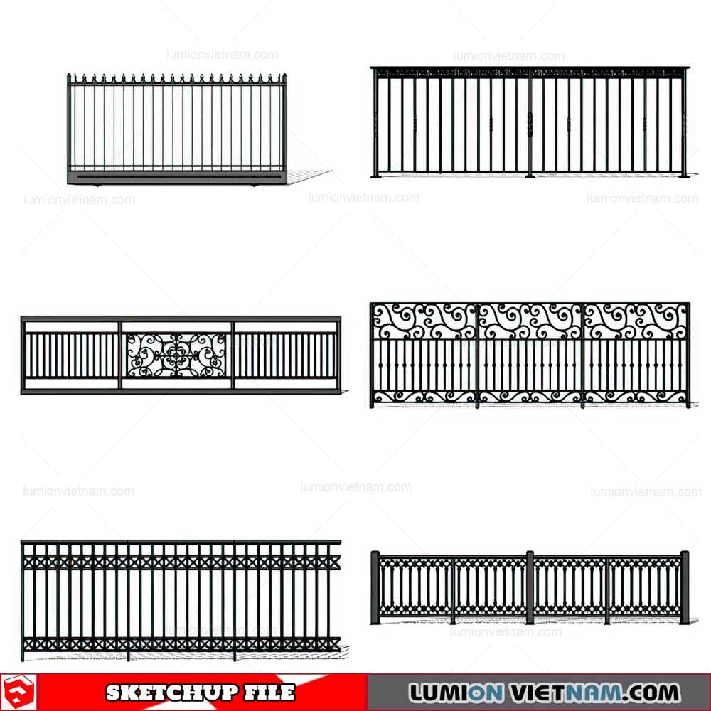170921-Balustrade-(36)-Sketchup-Models