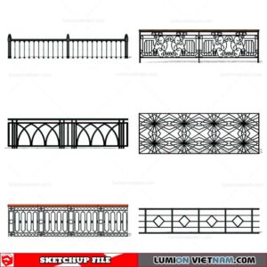 Balustrade - Sketchup Model By Cuong Covua