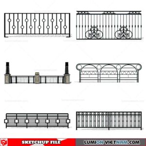 Balustrade - Sketchup Model By Cuong Covua