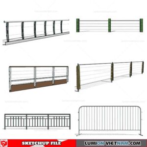 Balustrade - Sketchup Model By Cuong Covua