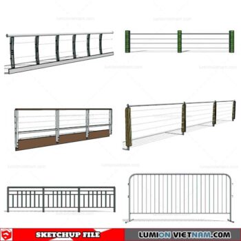 Balustrade - Sketchup Model By Cuong Covua