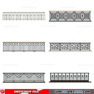 Balustrade - Sketchup Model By Cuong Covua