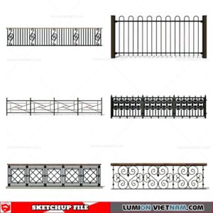 Balustrade - Sketchup Model By Cuong Covua
