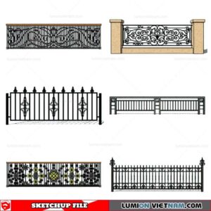 Balustrade - Sketchup Model By Cuong Covua