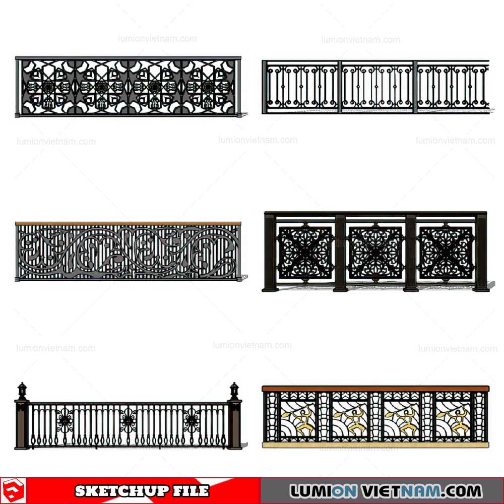 170921-Balustrade-(46)-Sketchup-Models