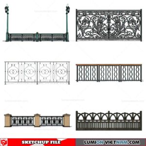 Balustrade - Sketchup Model By Cuong Covua
