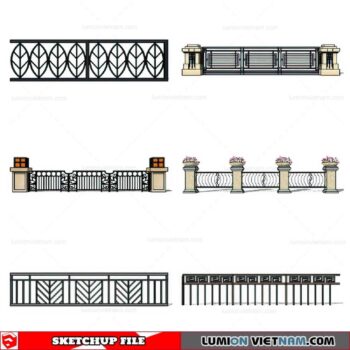 Balustrade - Sketchup Model By Cuong Covua
