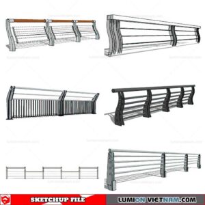 Balustrade - Sketchup Model By Cuong Covua