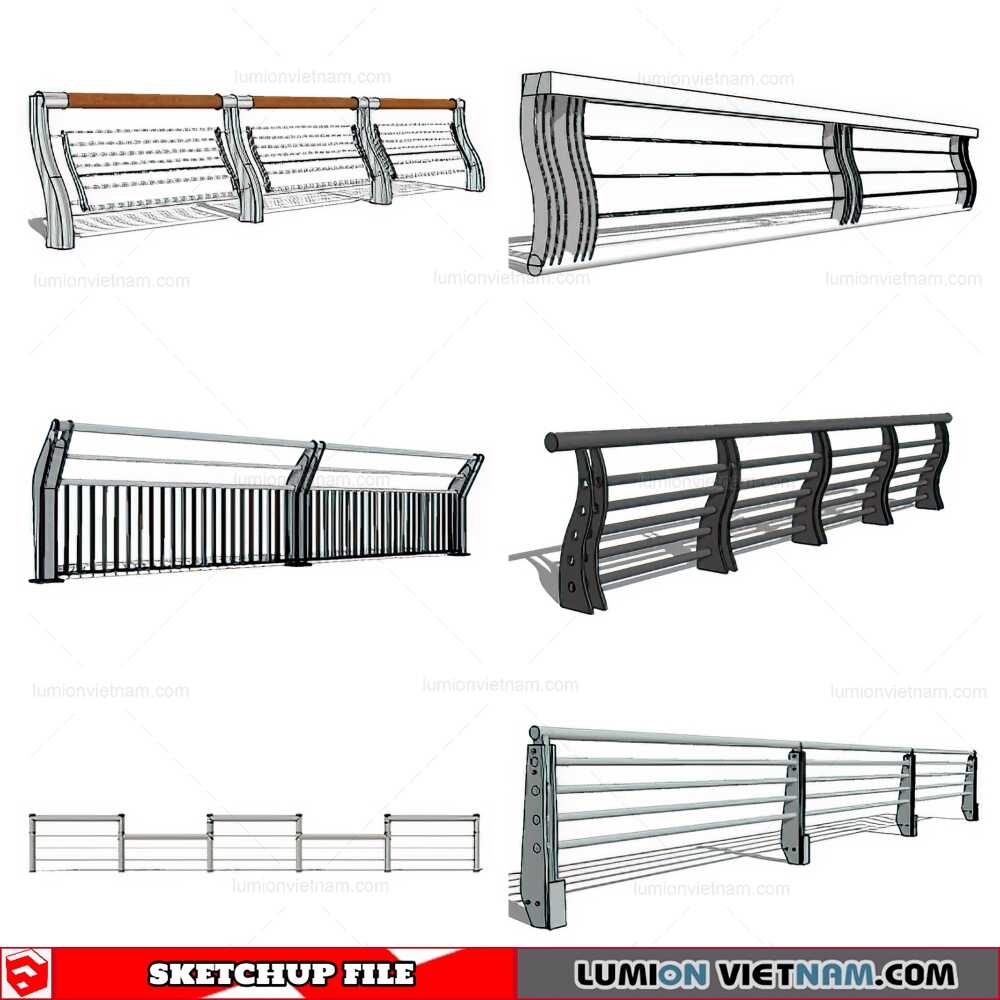 170921-Balustrade-(5)-Sketchup-Models