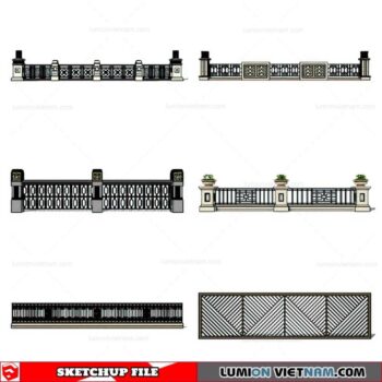 Balustrade - Sketchup Model By Cuong Covua