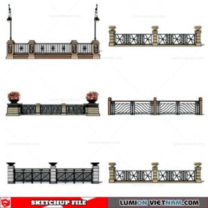Balustrade - Sketchup Model By Cuong Covua
