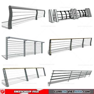 Balustrade - Sketchup Model By Cuong Covua