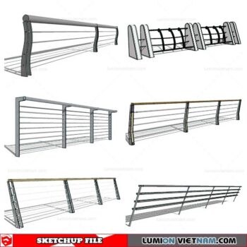 Balustrade - Sketchup Model By Cuong Covua