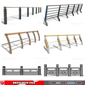 Balustrade - Sketchup Model By Cuong Covua