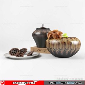 Decor Vases - Sketchup Models By To Tien Vu