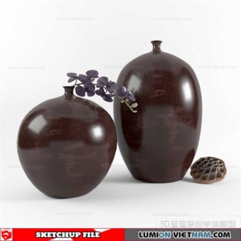 Decor Vases - Sketchup Models By To Tien Vu
