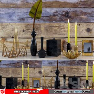 Decor Vases - Sketchup Models By To Tien Vu