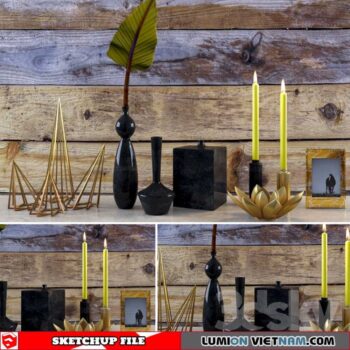 Decor Vases - Sketchup Models By To Tien Vu