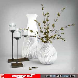 Decor Vases - Sketchup Models By To Tien Vu