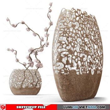 Decor Vases - Sketchup Models By To Tien Vu