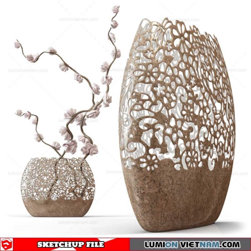 Decor Vases - Sketchup Models By To Tien Vu