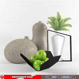 Decor Vases - Sketchup Models By To Tien Vu