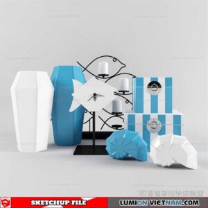 Decor Vases - Sketchup Models By To Tien Vu