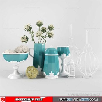 Decor Vases - Sketchup Models By To Tien Vu