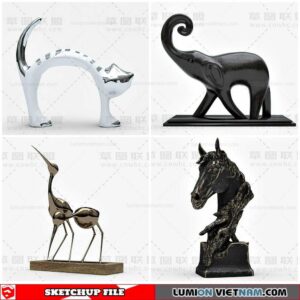 Sculpture Decor - Sketchup Models By Cuong Covua