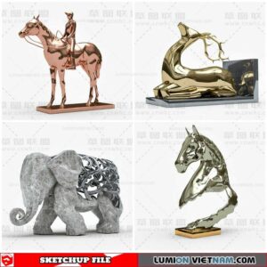 Sculpture Decor - Sketchup Models By Cuong Covua