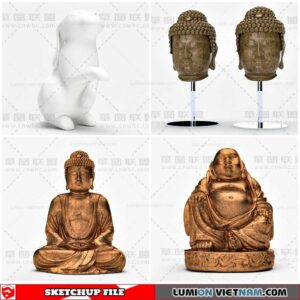Sculpture Decor - Sketchup Models By Cuong Covua