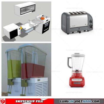 Kitchen Appliances - Sketchup Models By Nha Tay
