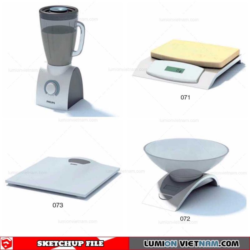 Kitchen Appliances - Sketchup Models By Nha Tay