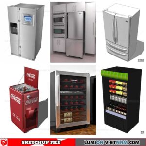 Refrigerator - Sketchup Models By Nha Tay