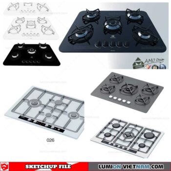 Stove - Sketchup Models By Nha Tay