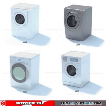 Washing Machine - Sketchup Models By Nha Tay