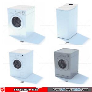 Washing Machine - Sketchup Models By Nha Tay