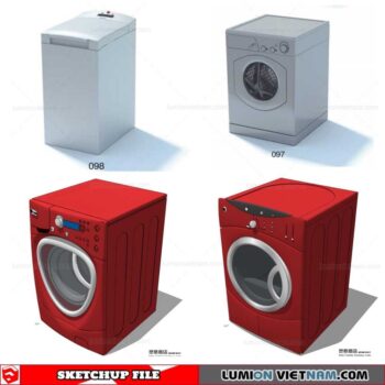 Washing Machine - Sketchup Models By Nha Tay